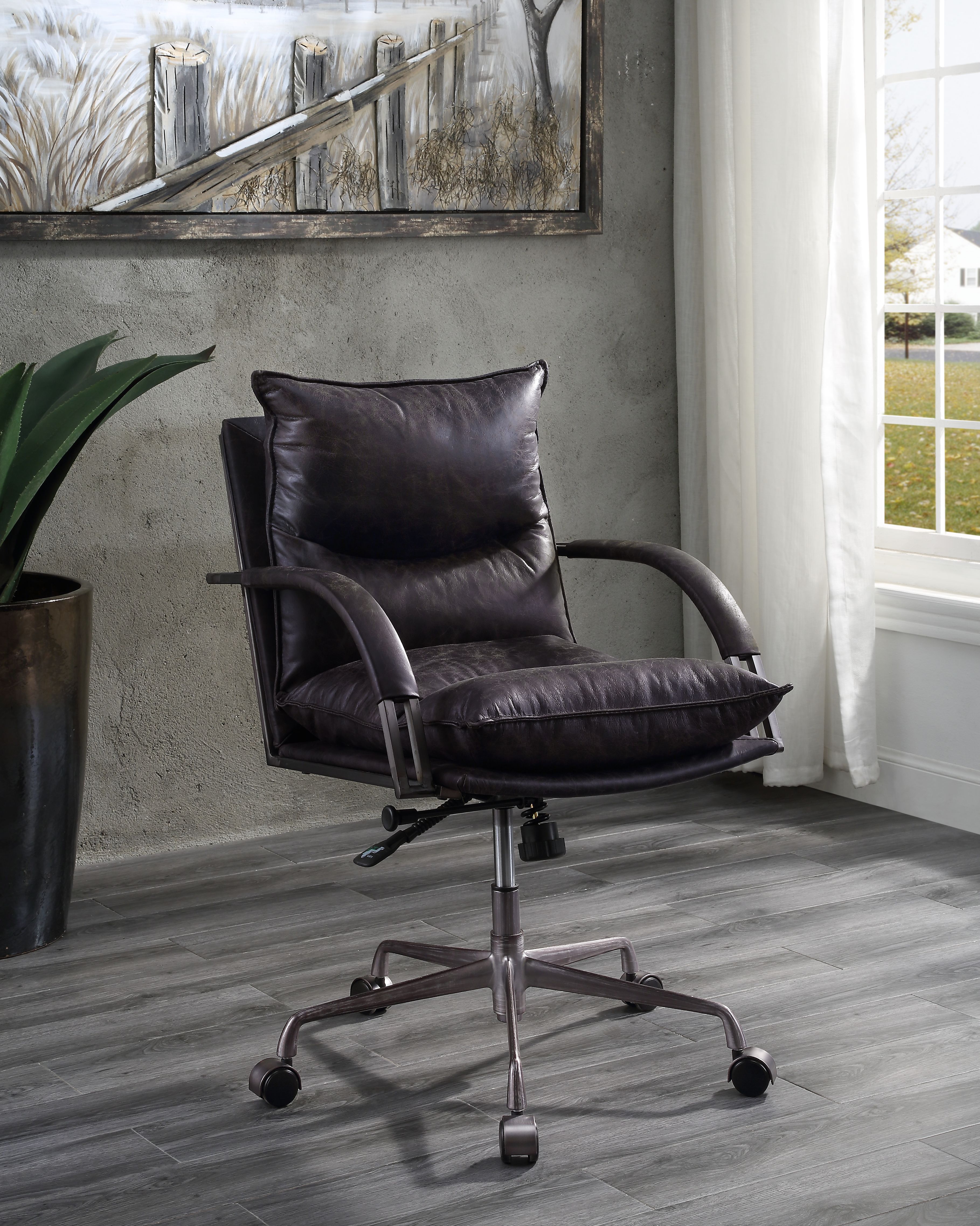 ACME Haggar Office Chair - Antique Slate