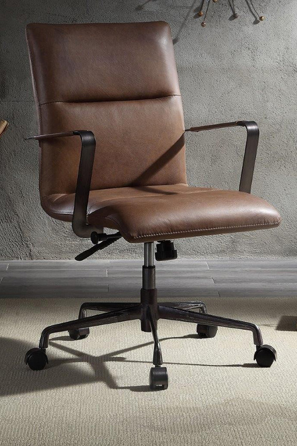 ACME - Indra Top Grain Leather Office Chair