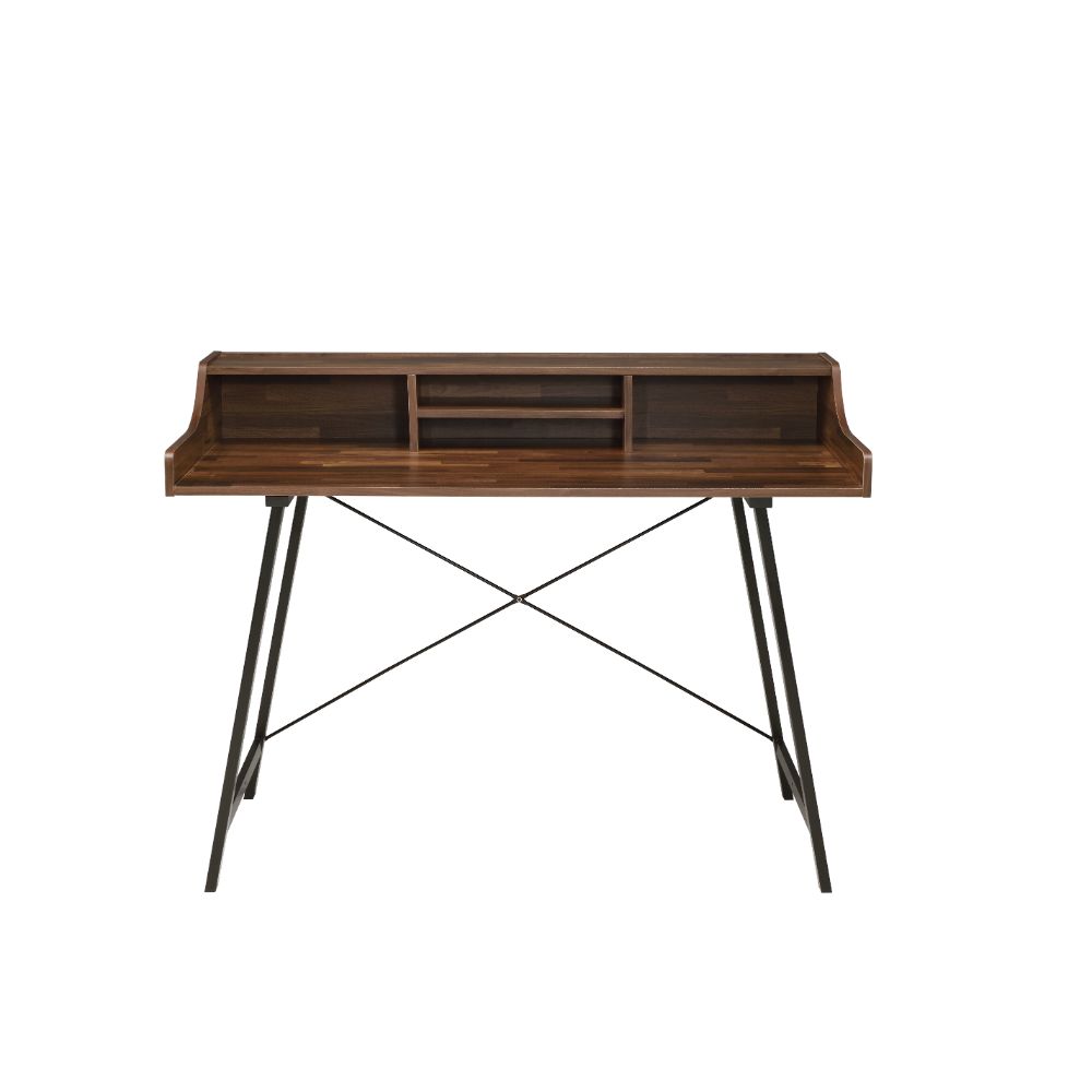 ACME - Sange Writing Desk with Usb in Walnut/Black