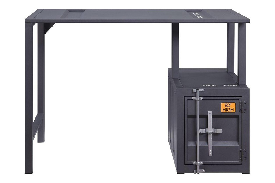 ACME - Cargo Writing Desk in Gunmetal