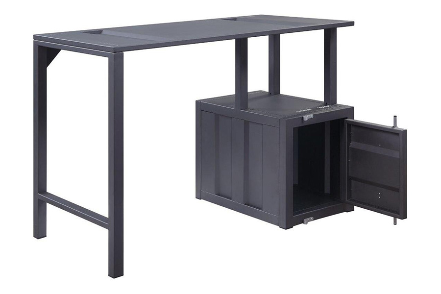 ACME - Cargo Writing Desk in Gunmetal