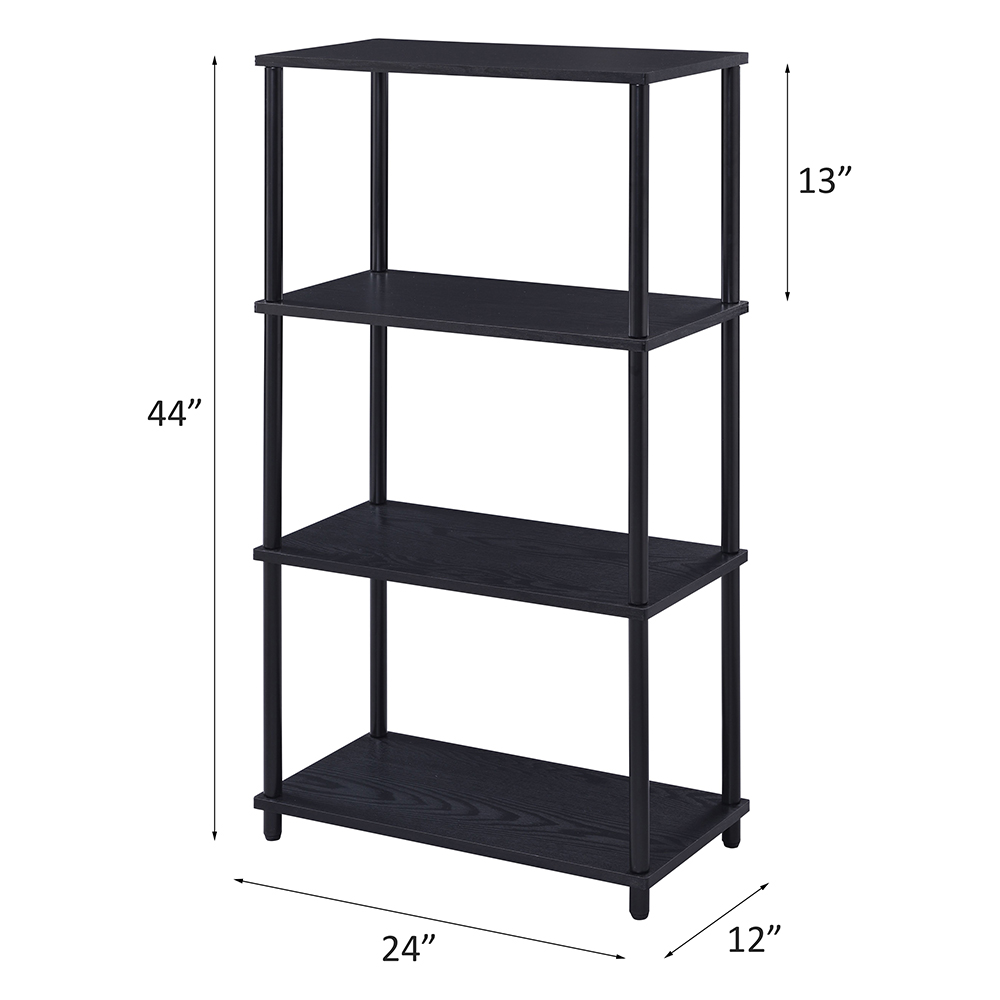 ACME Nypho Bookshelf - Black Finish