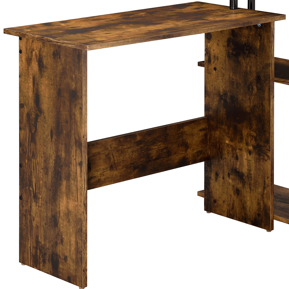 ACME Ievi Writing Desk - Weathered Oak and Black Finish