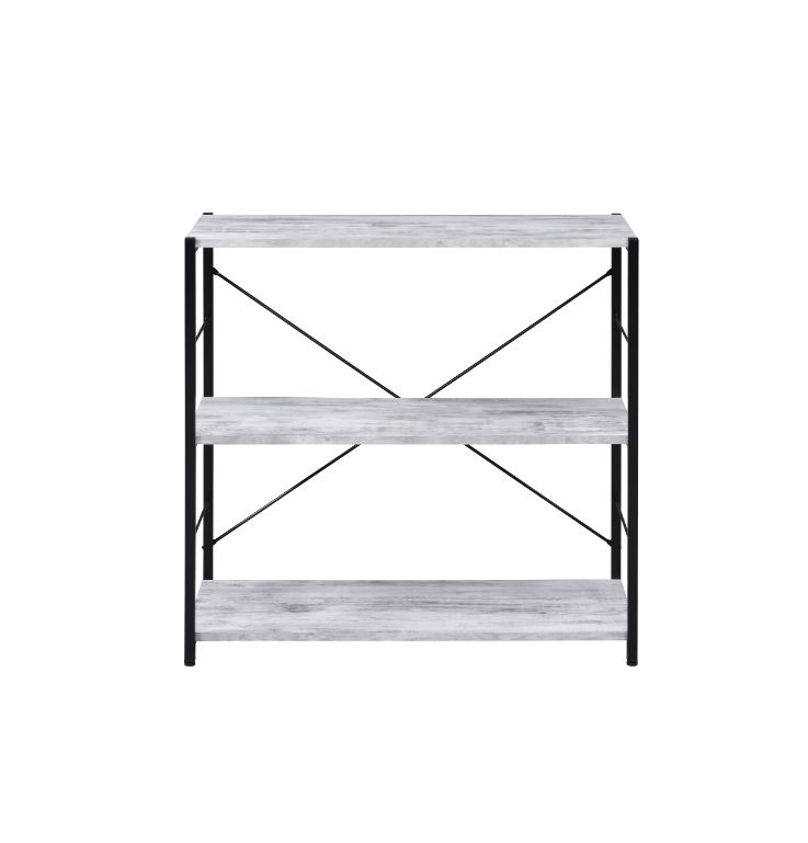 ACME Tesadea Bookshelf - Antique White/Black