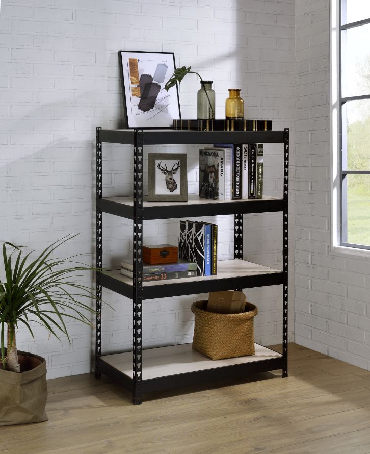 ACME™ Decmus Bookshelf - Natural/Black, 48"H (92784)