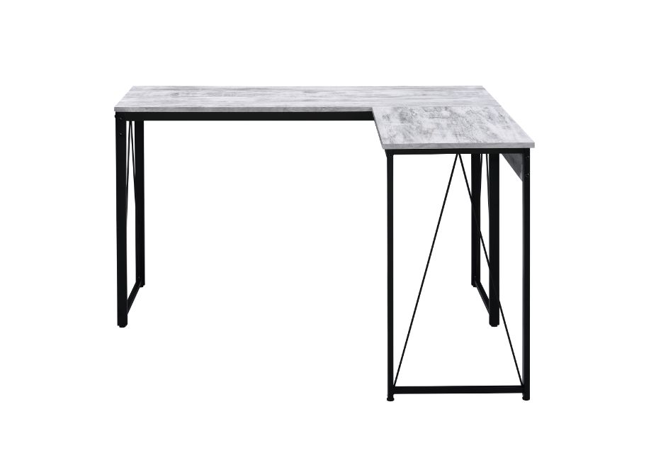 ACME Zetri Writing Desk - Antique White/Black