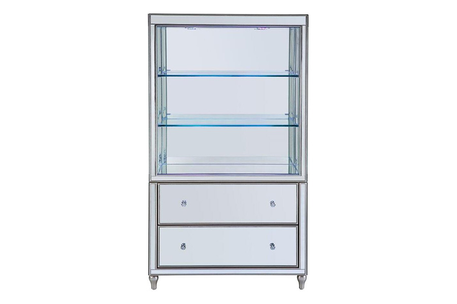 ACME™ Dominic Bookcase - Mirrored