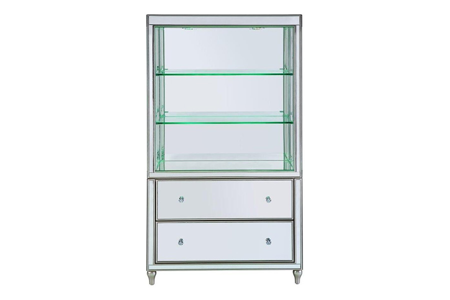 ACME™ Dominic Bookcase - Mirrored