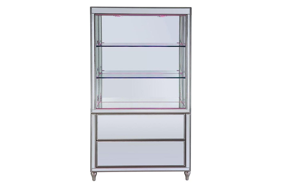 ACME™ Dominic Bookcase - Mirrored