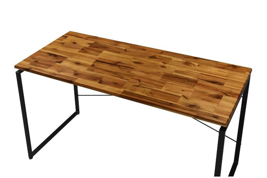 ACME Jurgen Desk - Oak and Black