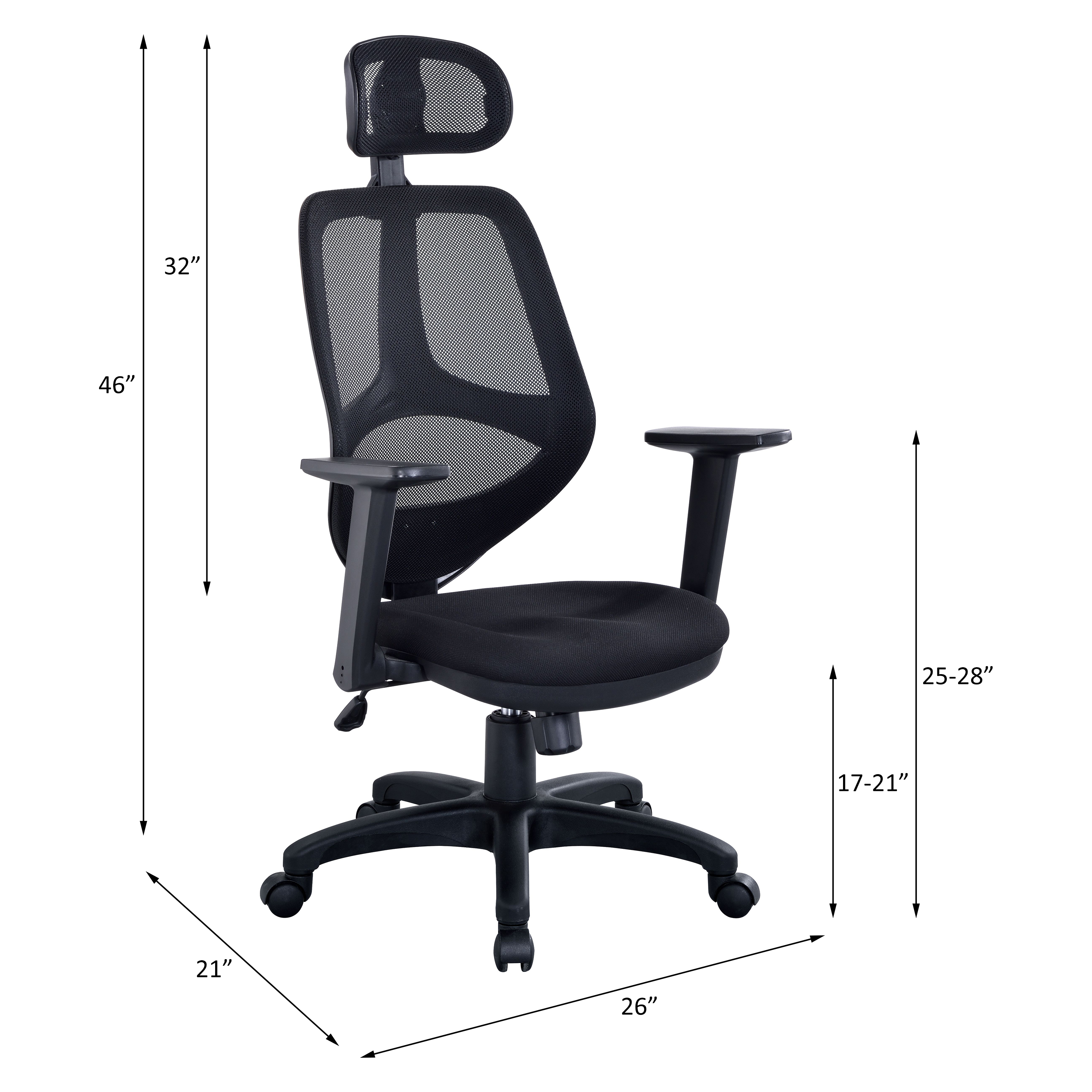 ACME - Arfon Gaming Chair in Black