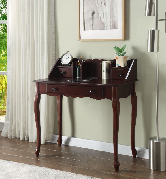 ACME - Maral Writing Desk with Usb in Espresso