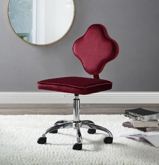 ACME - Clover Office Chair in Red