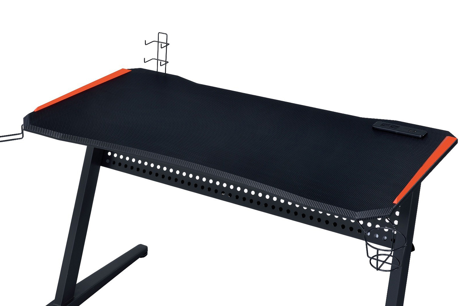 ACME - Dragi Gaming Desk with USB in Black/Red