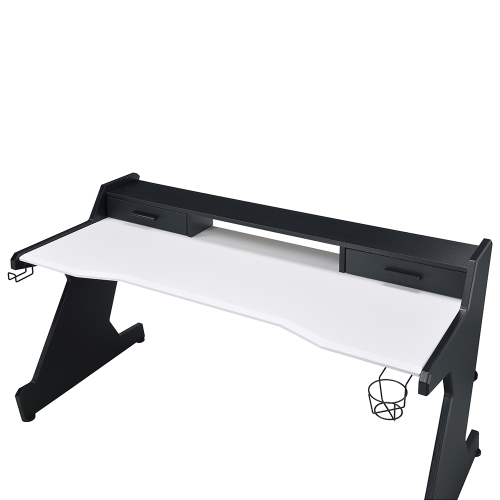 ACME - Bigga Gaming Desk in Black/White