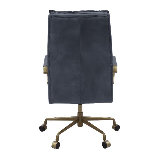 ACME Tinzud Office Chair - Gray Leather