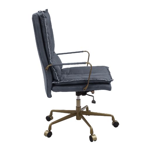 ACME Tinzud Office Chair - Gray Leather