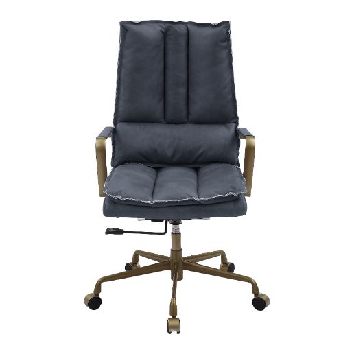 ACME Tinzud Office Chair - Gray Leather