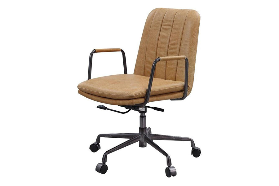 ACME Eclarn Office Chair - Rum Top Grain Leather