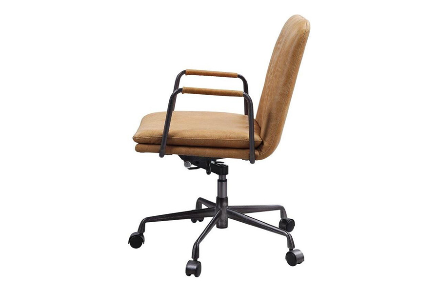 ACME Eclarn Office Chair - Rum Top Grain Leather