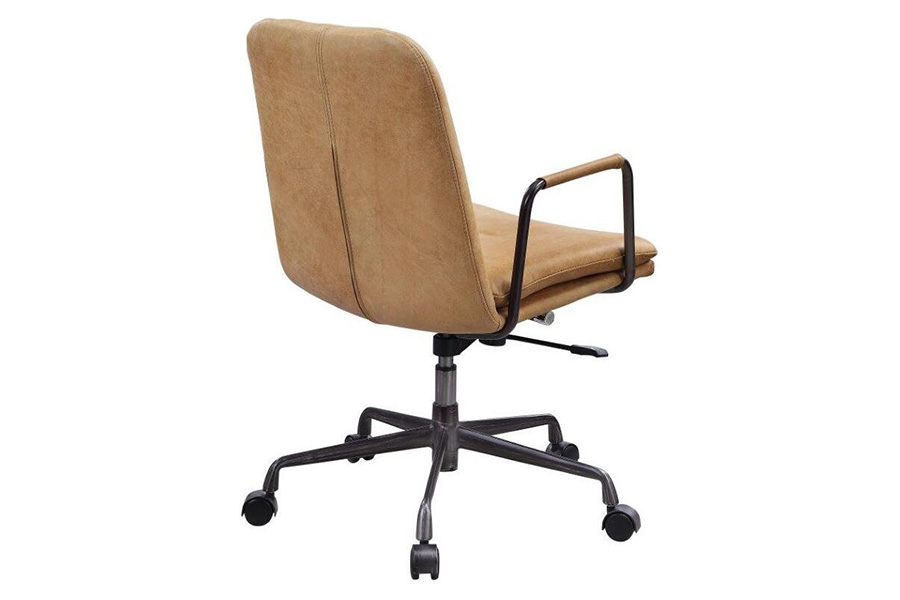 ACME Eclarn Office Chair - Rum Top Grain Leather