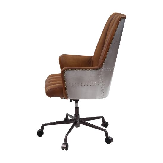 ACME - Salvol Office Chair in Sahara/Aluminum