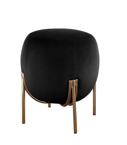 ACME™ Spraxis Ottoman - Black Corduroy