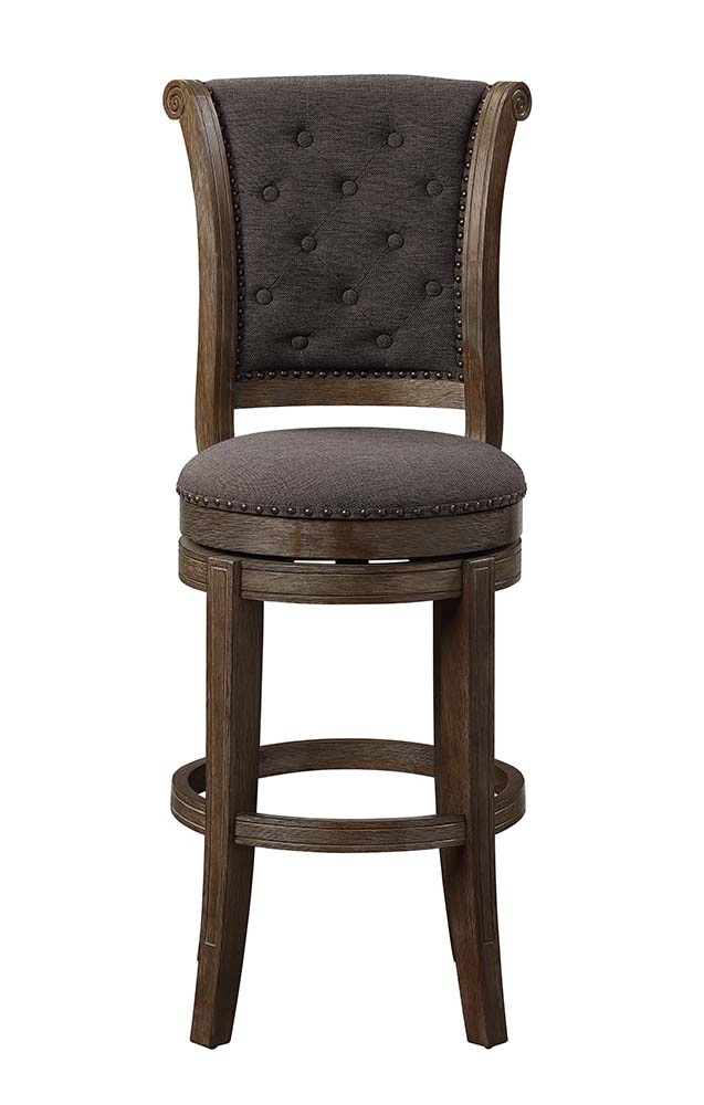 ACME Glison Bar Chair (Set of 2) - Charcoal Walnut