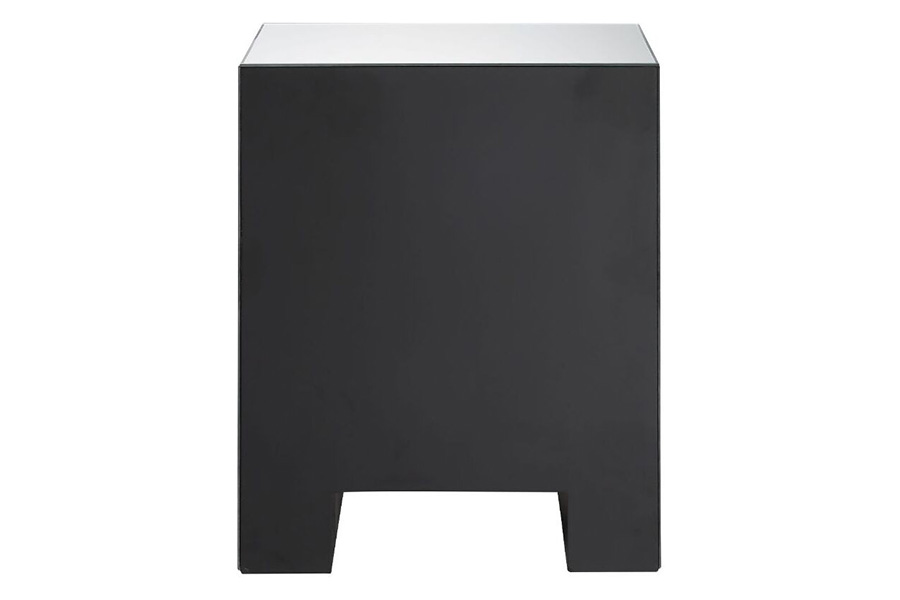 ACME - Sonia Accent Table in Mirrored/Faux Agate Stone