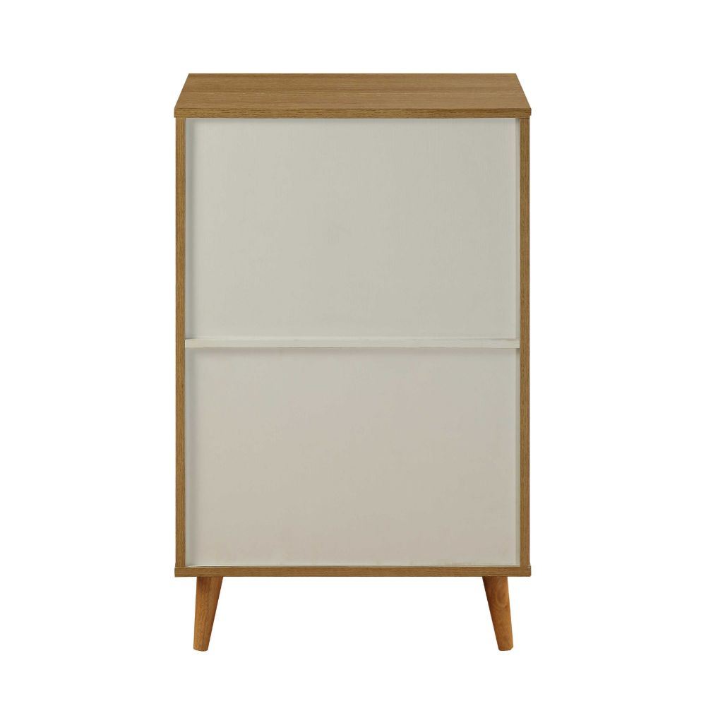 ACME - Anita Cabinet in Natural/White