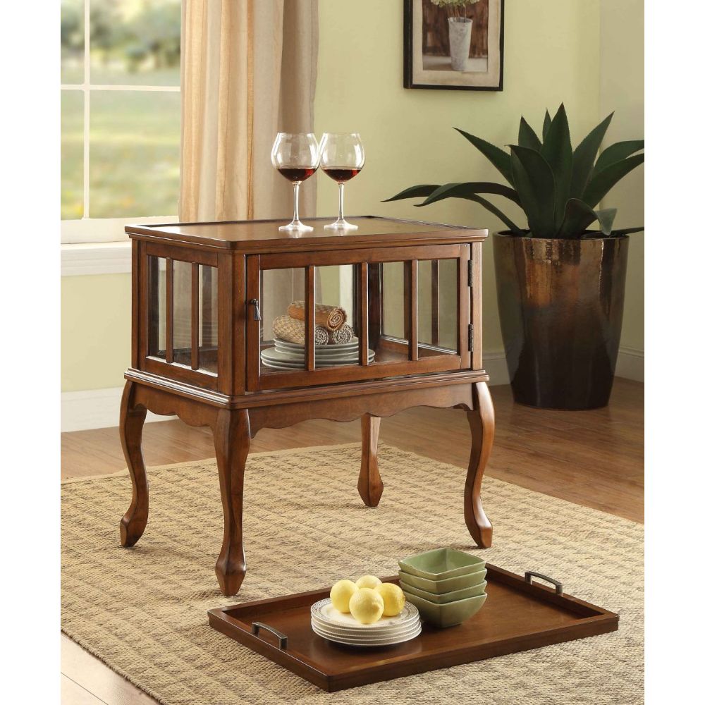 ACME Fidelia Accent Table - Walnut