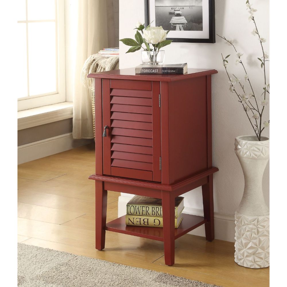 ACME - Hilda II Accent Table in Red