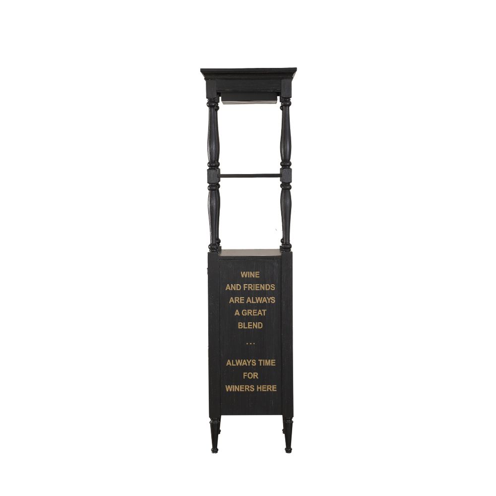 ACME Anthony Wine Cabinet - Black