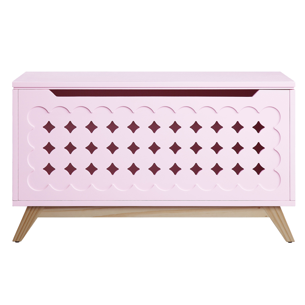 ACME - Doll Cottage Youth Chest in Pink/Natural