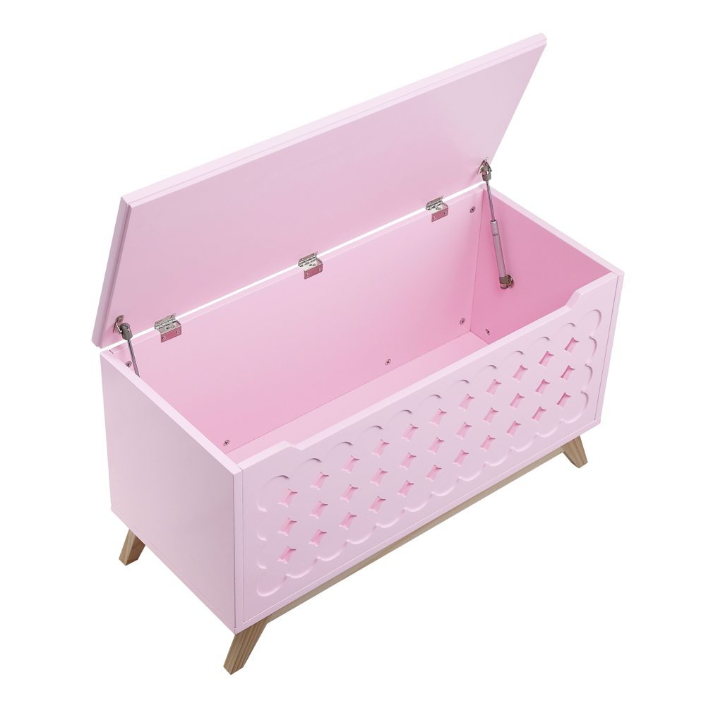 ACME - Doll Cottage Youth Chest in Pink/Natural