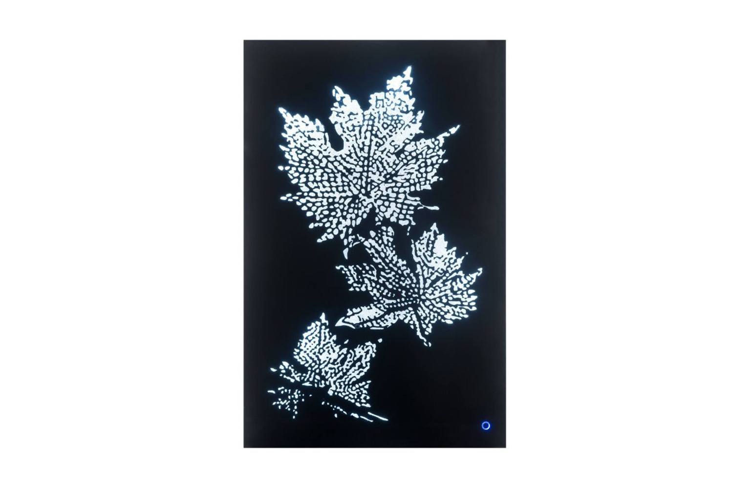 ACME - Talisha Wall Art with Led in Smoky Glass/Faux Crystal (97716)