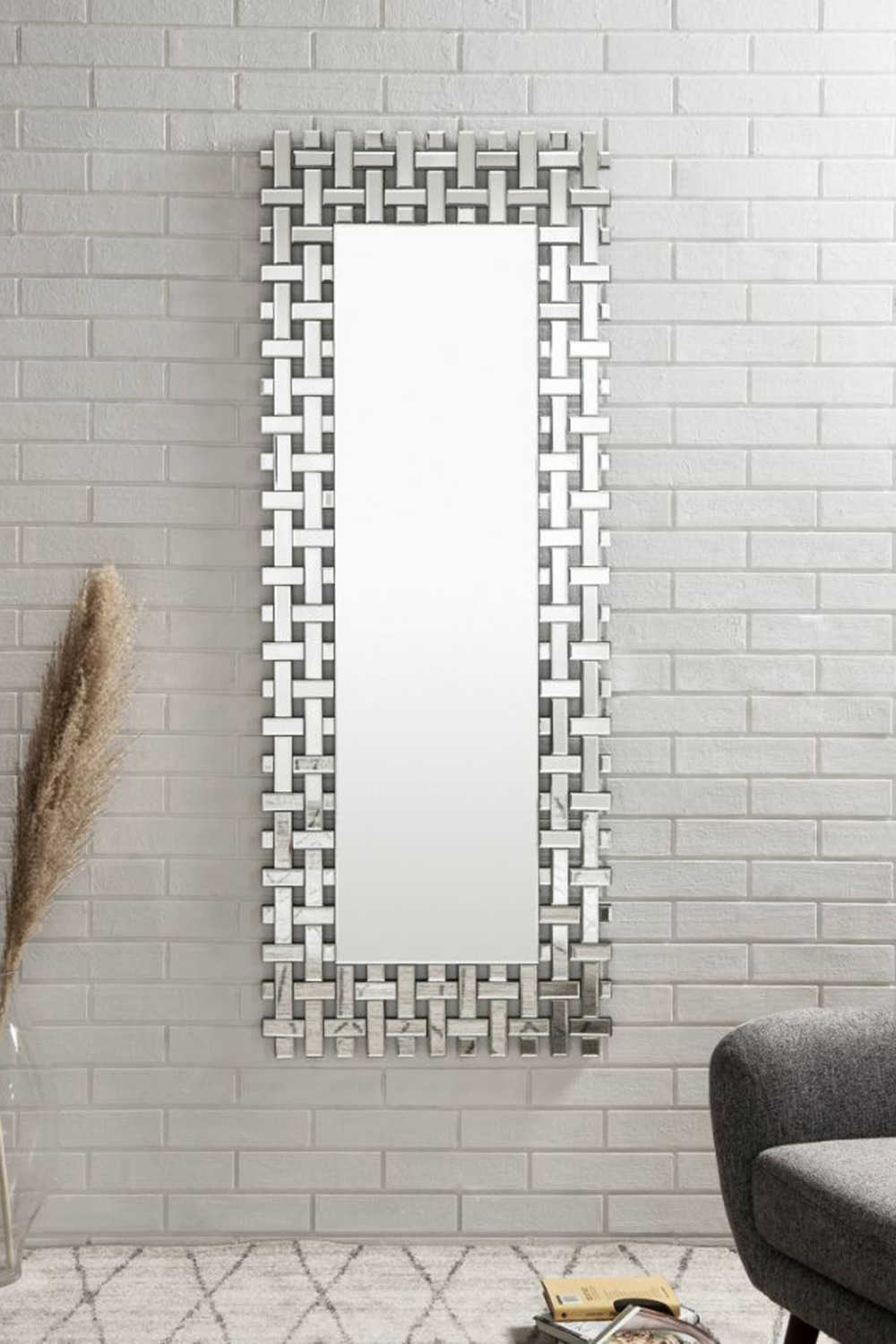 ACME - Dominic Accent Mirror in Mirrored (97720)