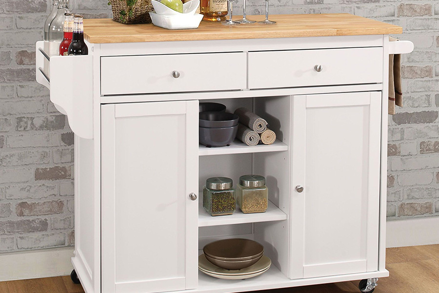 ACME - Tullarick Kitchen Cart