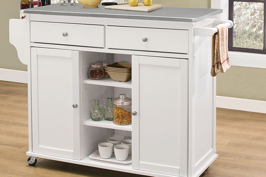 ACME - Tullarick Kitchen Cart