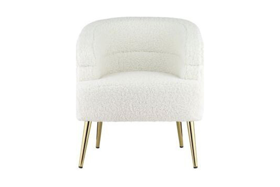 ACME - Trezona Accent Chair in White Teddy Sherpa