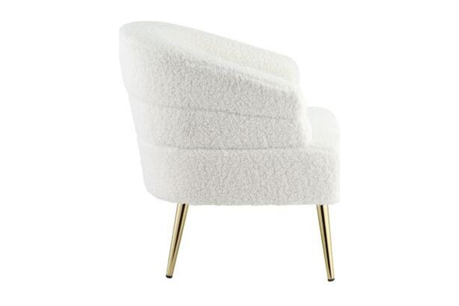 ACME - Trezona Accent Chair in White Teddy Sherpa