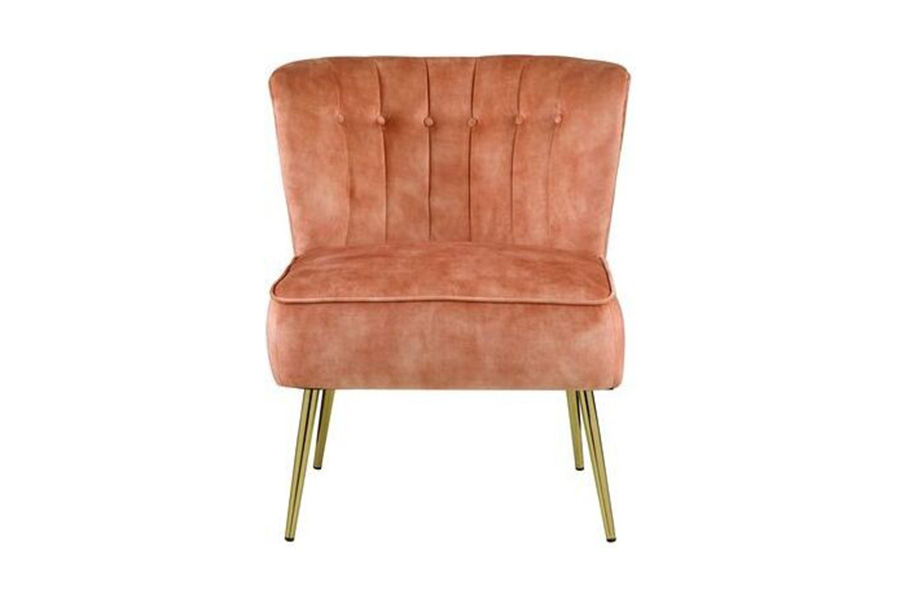 ACME - Sambell Accent Chair in Burnt Orange