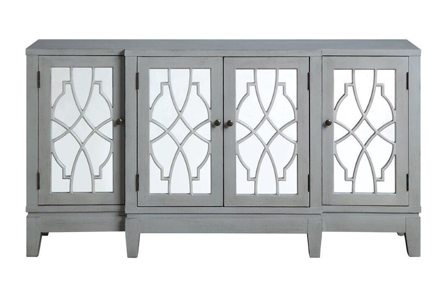 ACME - Magdi Console Cabinet in Antique Gray