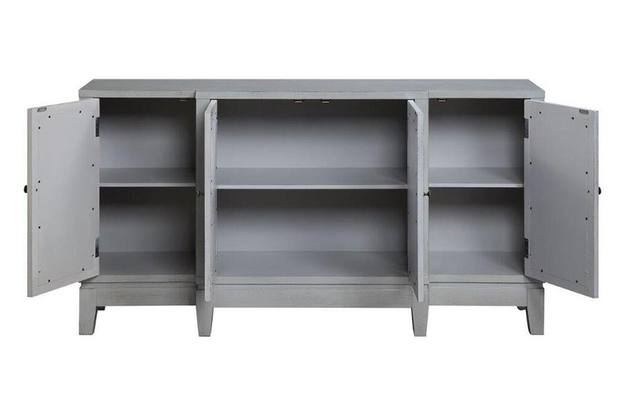 ACME - Magdi Console Cabinet in Antique Gray