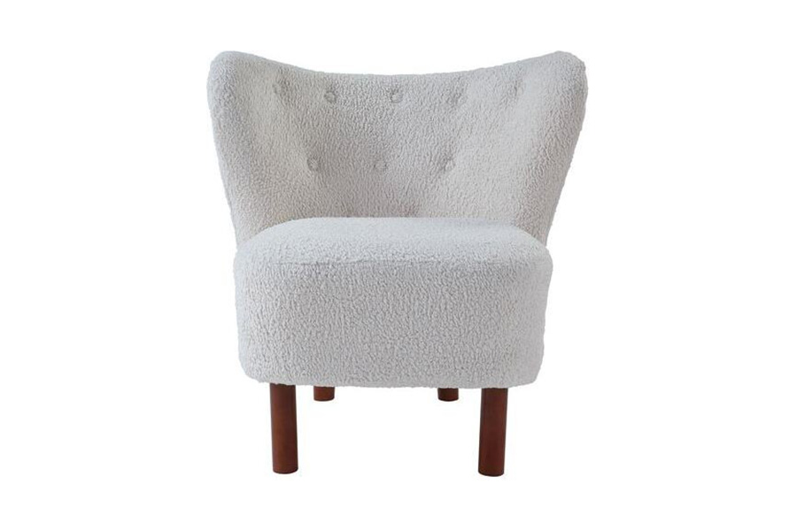 ACME - Zusud Accent Chair in White Teddy Sherpa