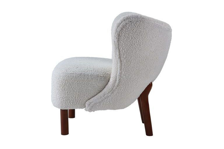 ACME - Zusud Accent Chair in White Teddy Sherpa