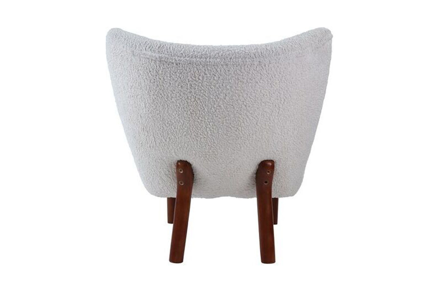 ACME - Zusud Accent Chair in White Teddy Sherpa