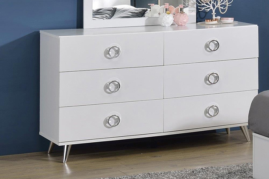 ACME - Perse Dresser in White