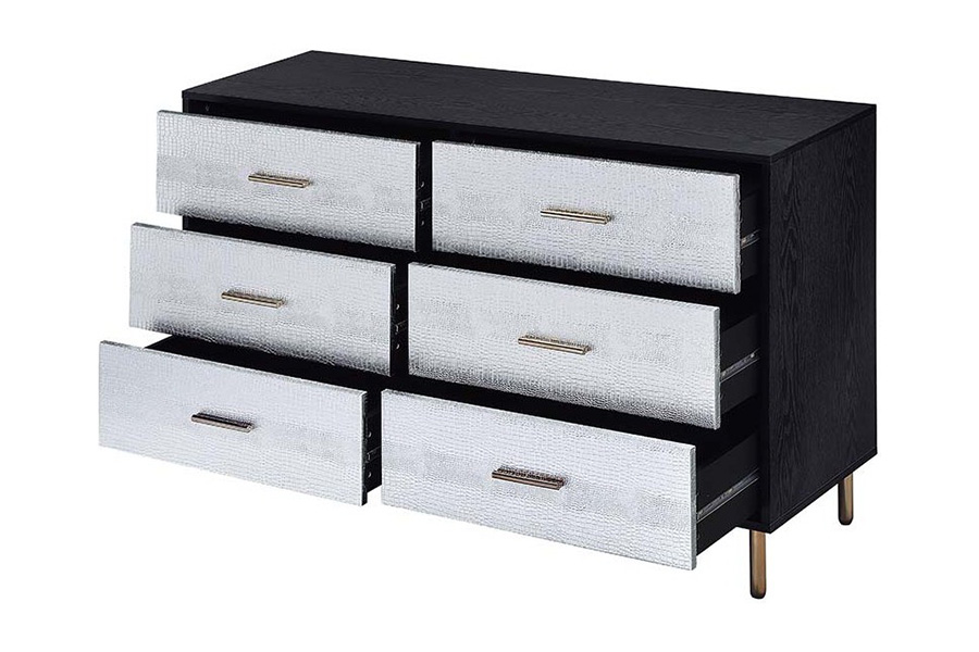 ACME Myles Dresser - Silver and Gold Finish