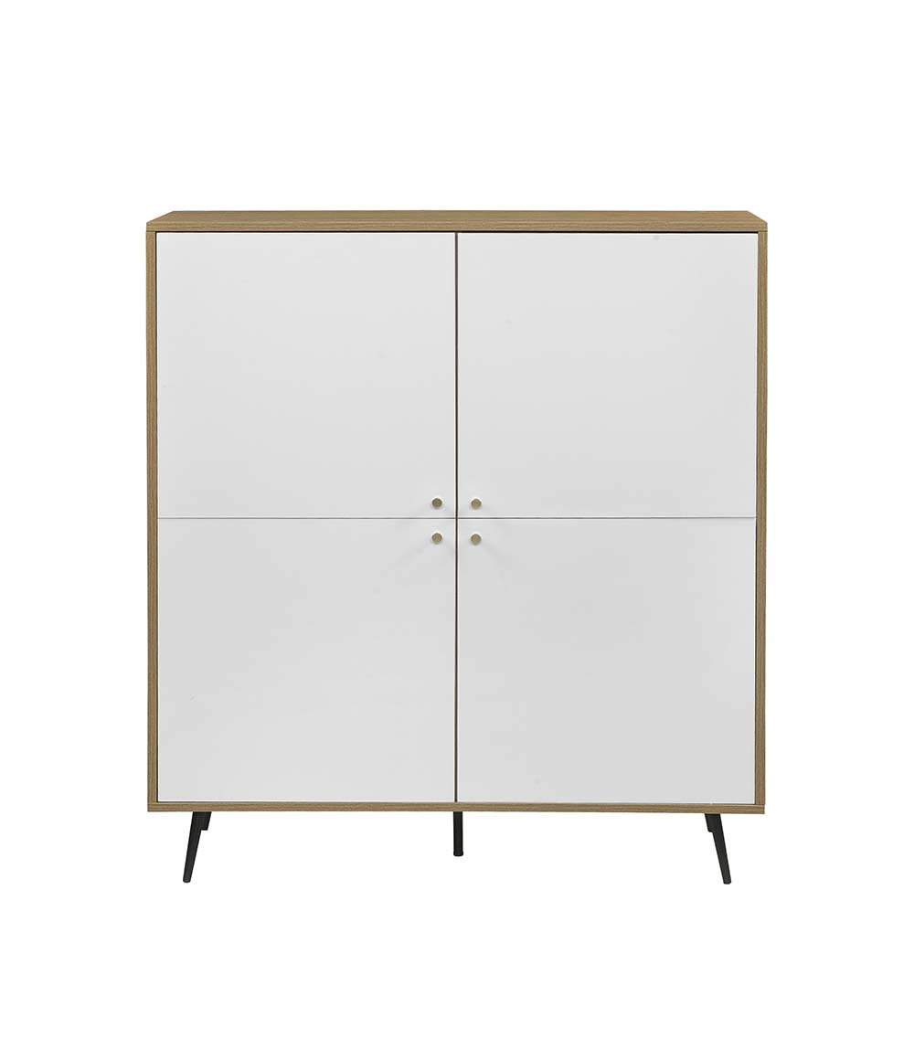 ACME Gencho Cabinet - White/Oak